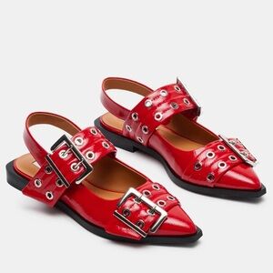 STEVE MADDEN GRAYA RED PATENT
